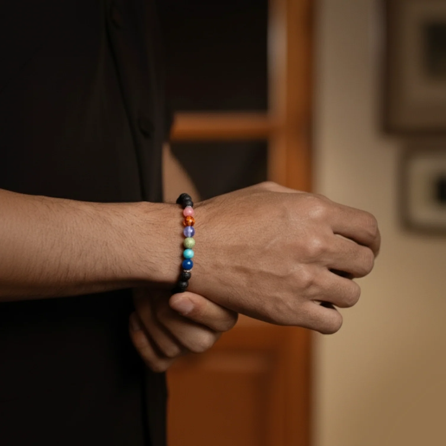 7 CHAKRA ENERGY ALIGNMENT BRACELET (PERSONALISED) - Image 3