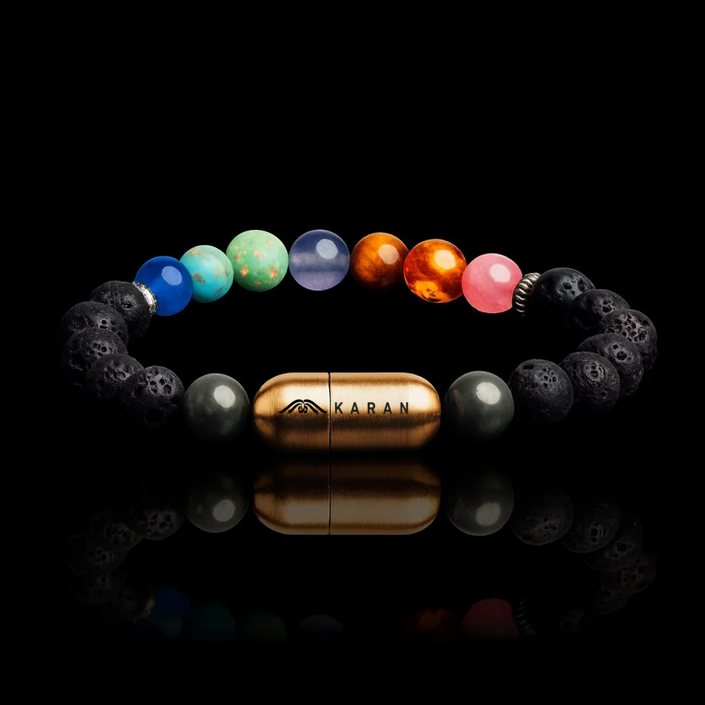7 CHAKRA ENERGY ALIGNMENT BRACELET (PERSONALISED) - Image 4
