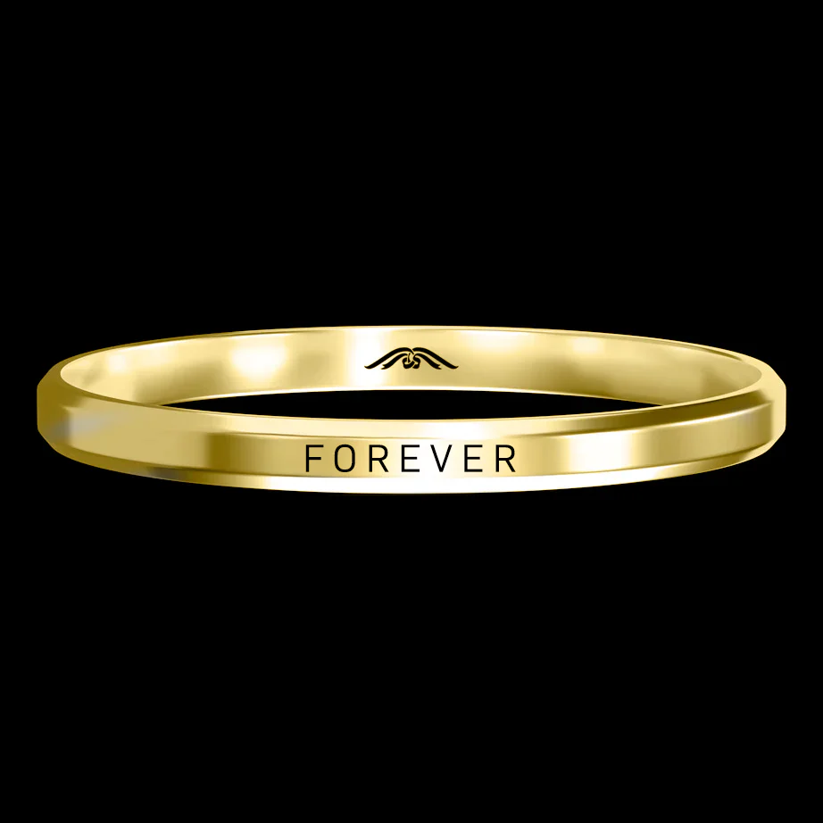 Classic Gold Kada - Pre Engraved - Image 12