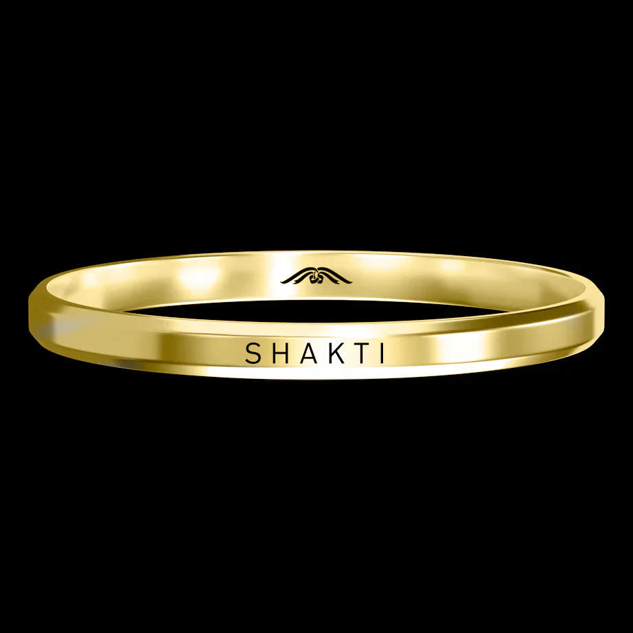 Classic Gold Kada - Pre Engraved - Image 5