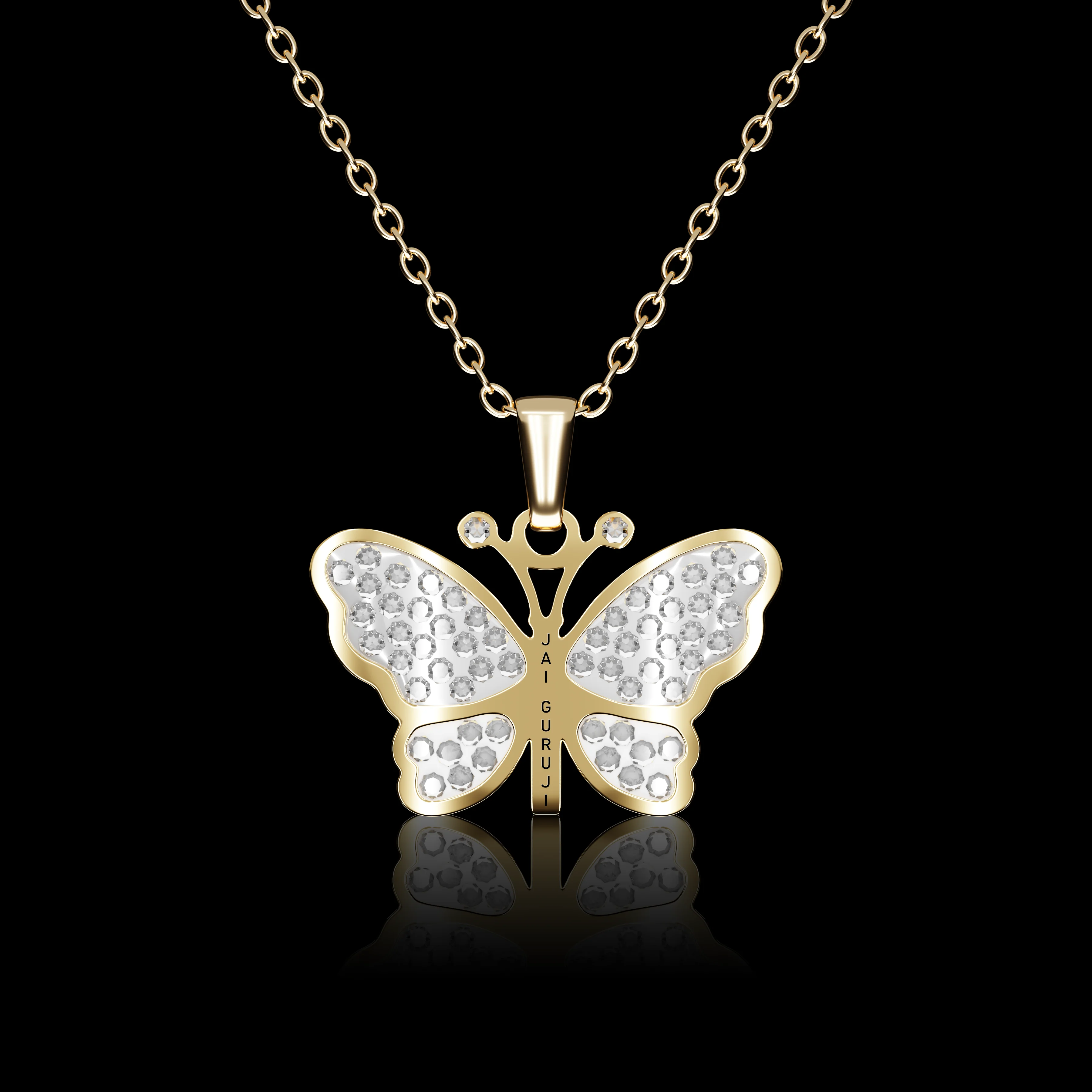 Personalised Butterfly Pendant - Pre Engraved - Image 19