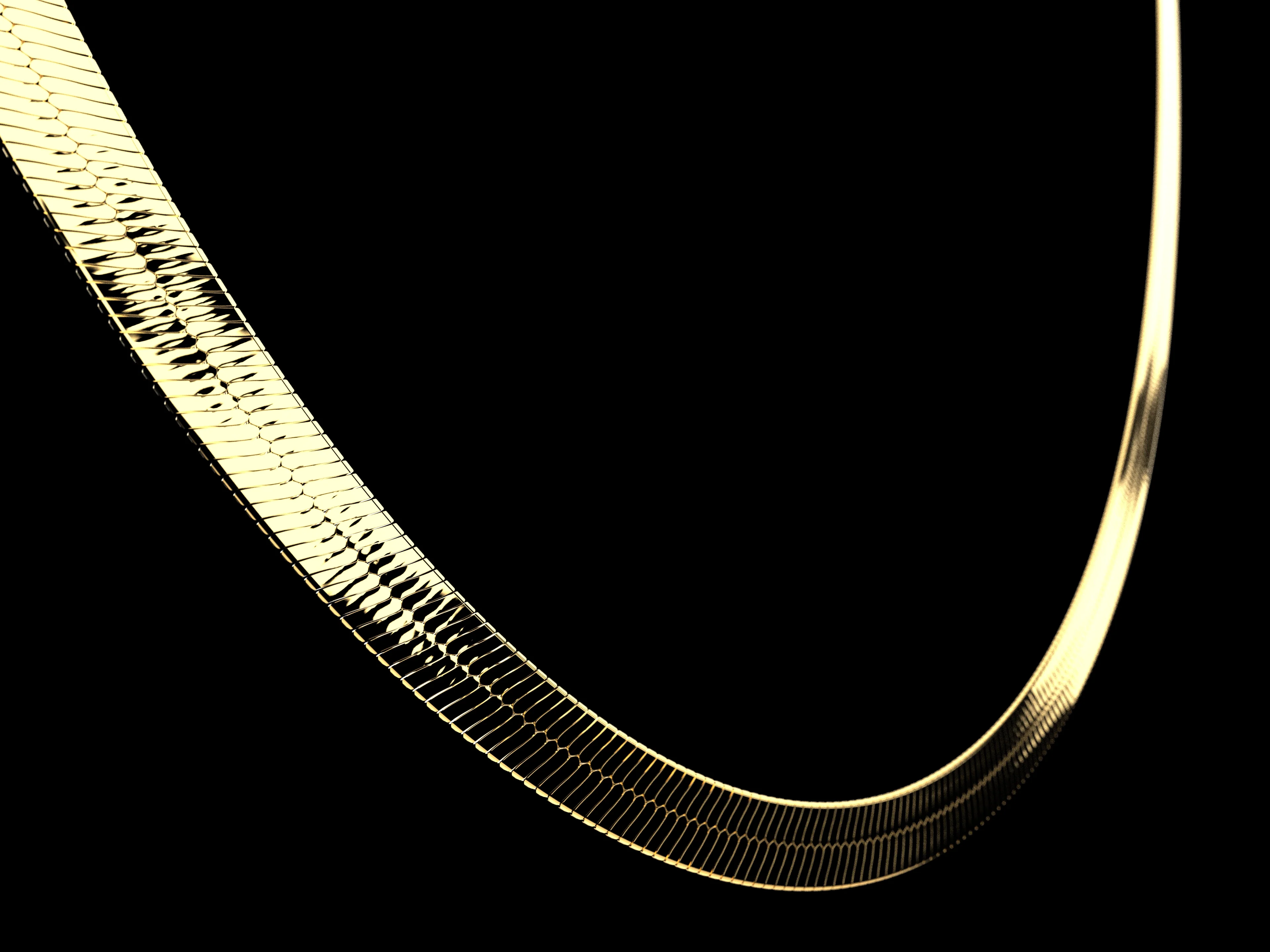 Gold Plated Serpenti Chain - Image 6