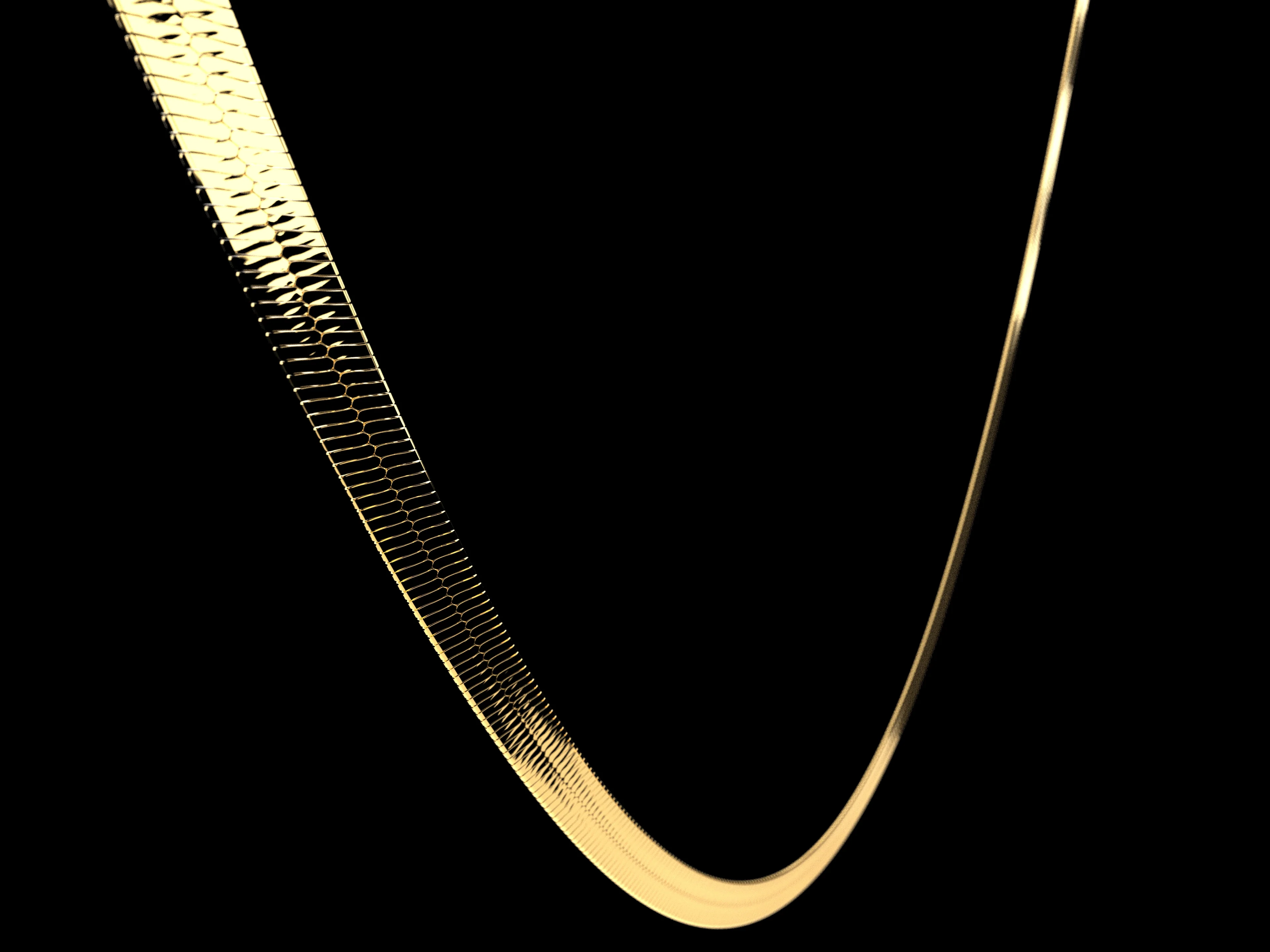 Gold Plated Serpenti Chain - Image 7