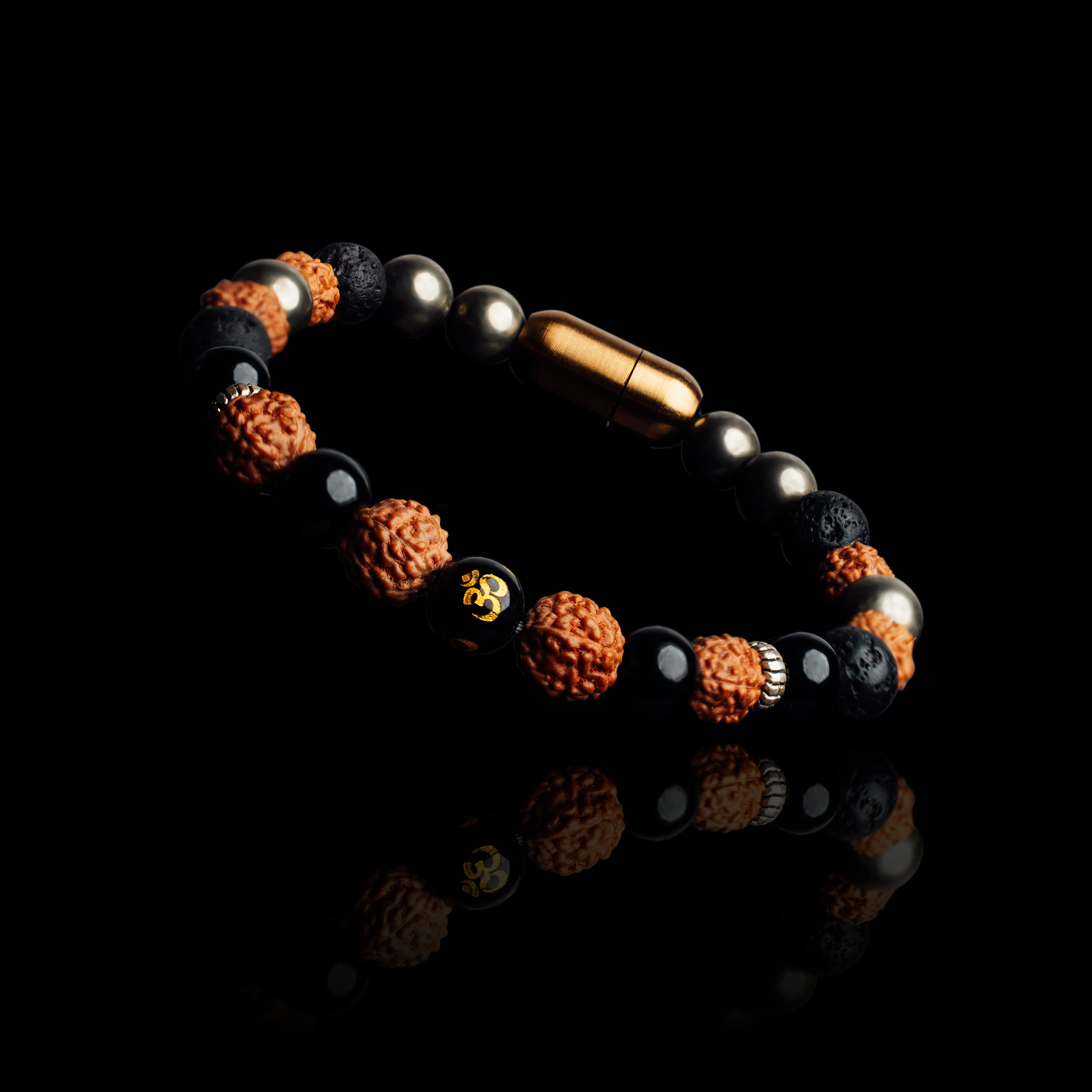 OM RUDRAKSHA ENERGY BRACELET (PERSONALISED) - Image 3