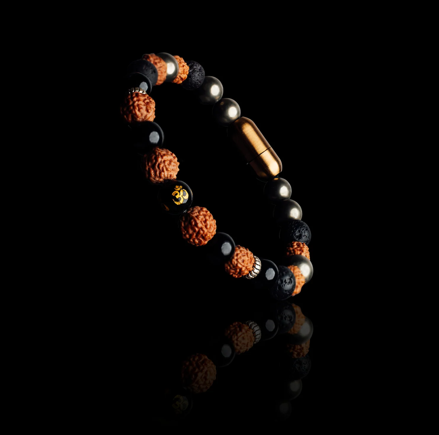 OM RUDRAKSHA ENERGY BRACELET (PERSONALISED) - Image 4