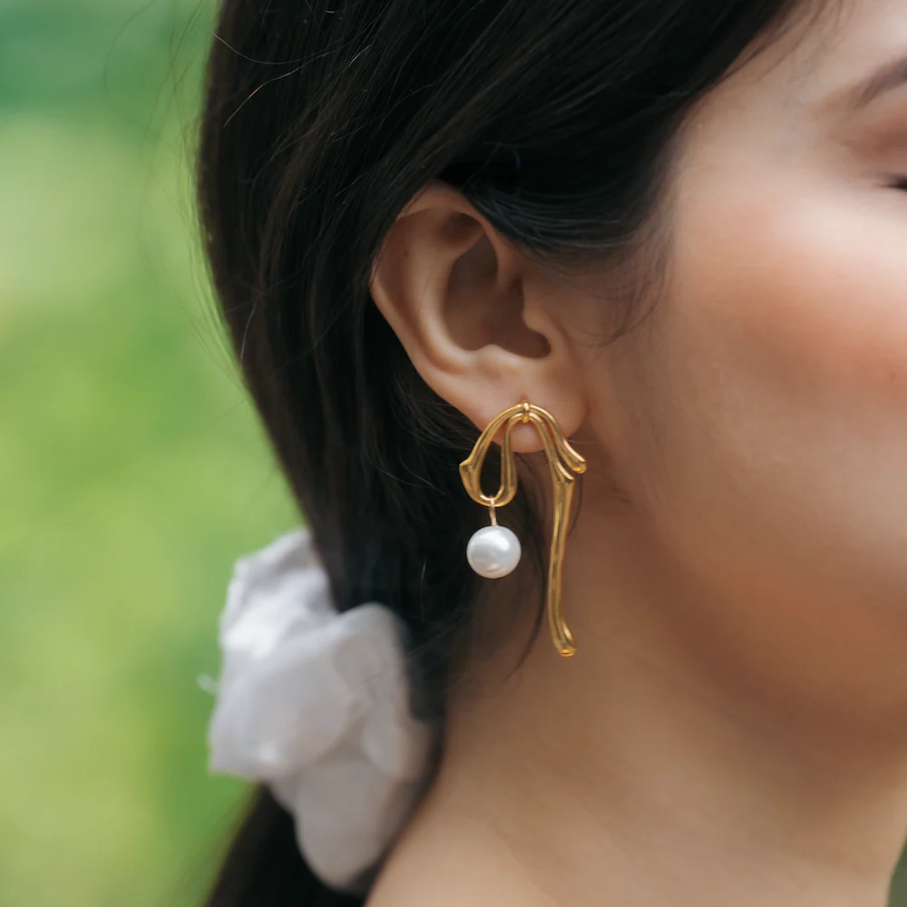 Pearl Fantasy Earrings - Image 3