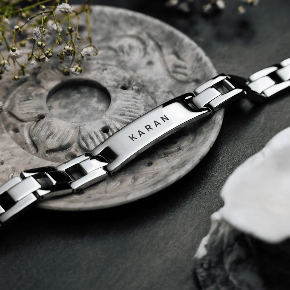 Personalised Austere Bracelet - Image 6