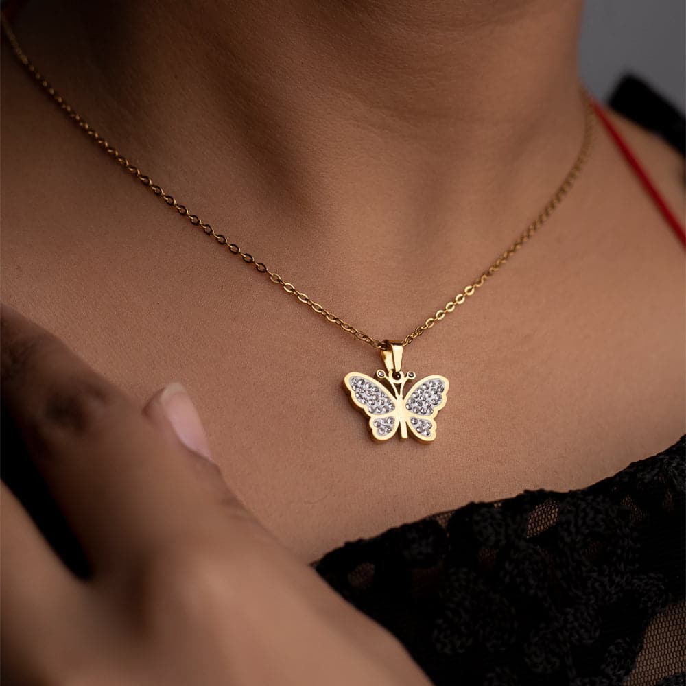 Personalised Butterfly Pendant - Image 3