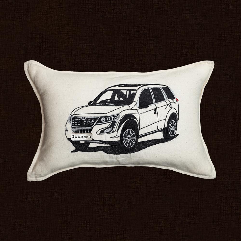 Personalised Number Plate Car Cushion Cover - Image 12