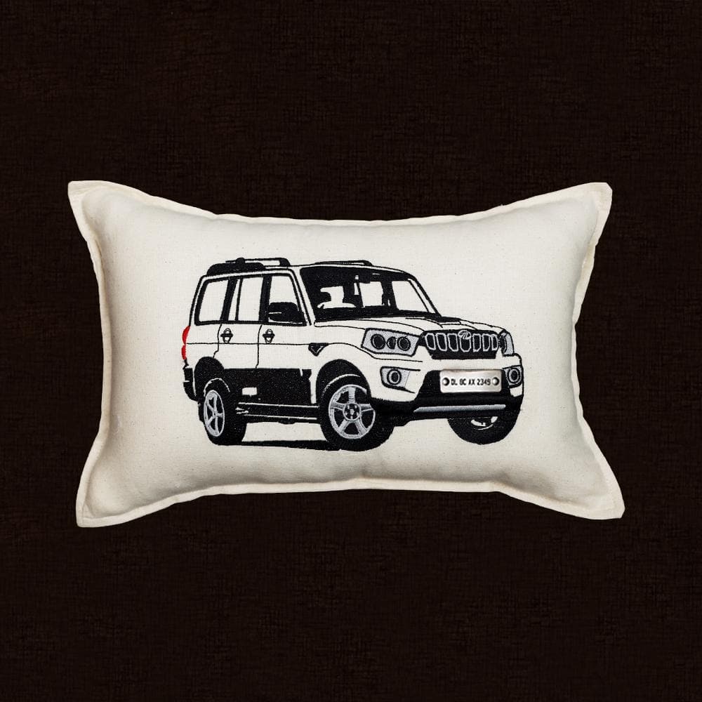 Personalised Number Plate Car Cushion Cover - Image 13