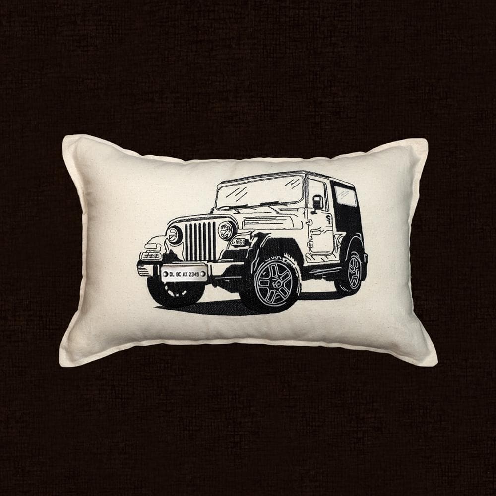 Personalised Number Plate Car Cushion Cover - Image 14