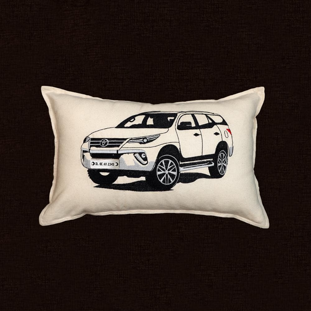 Personalised Number Plate Car Cushion Cover - Image 15