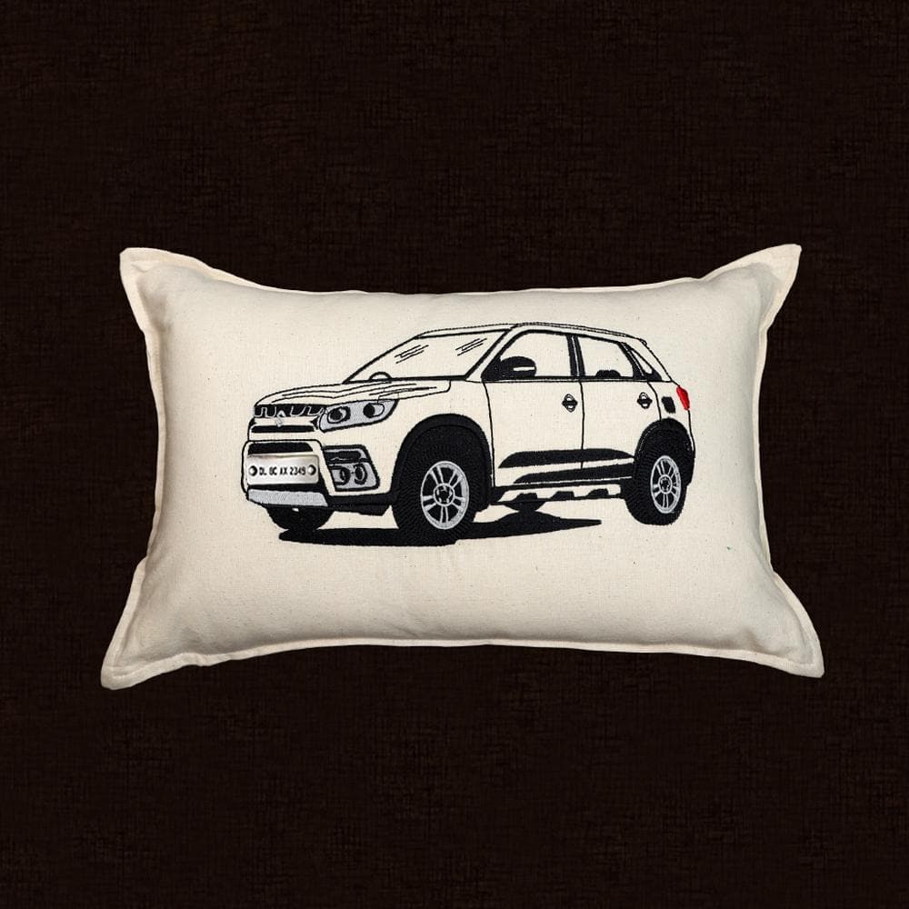 Personalised Number Plate Car Cushion Cover - Image 16