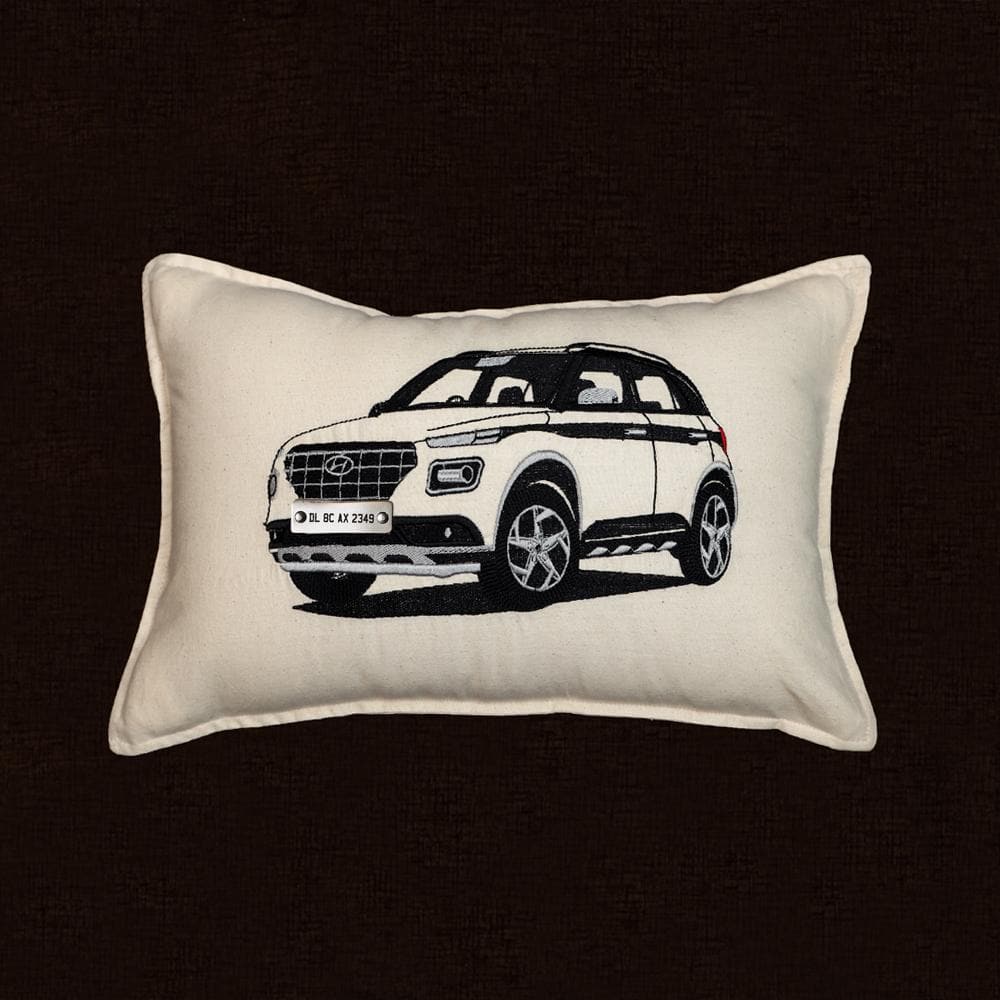 Personalised Number Plate Car Cushion Cover - Image 17