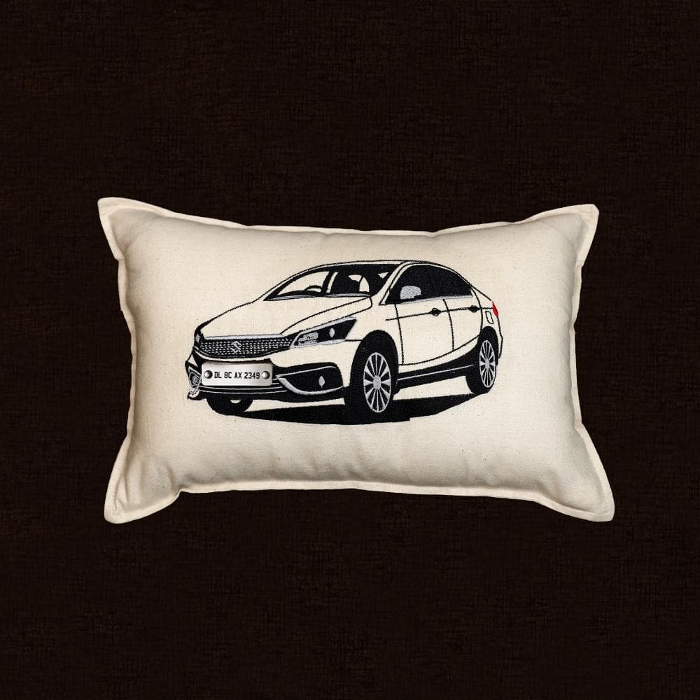 Personalised Number Plate Car Cushion Cover - Image 18