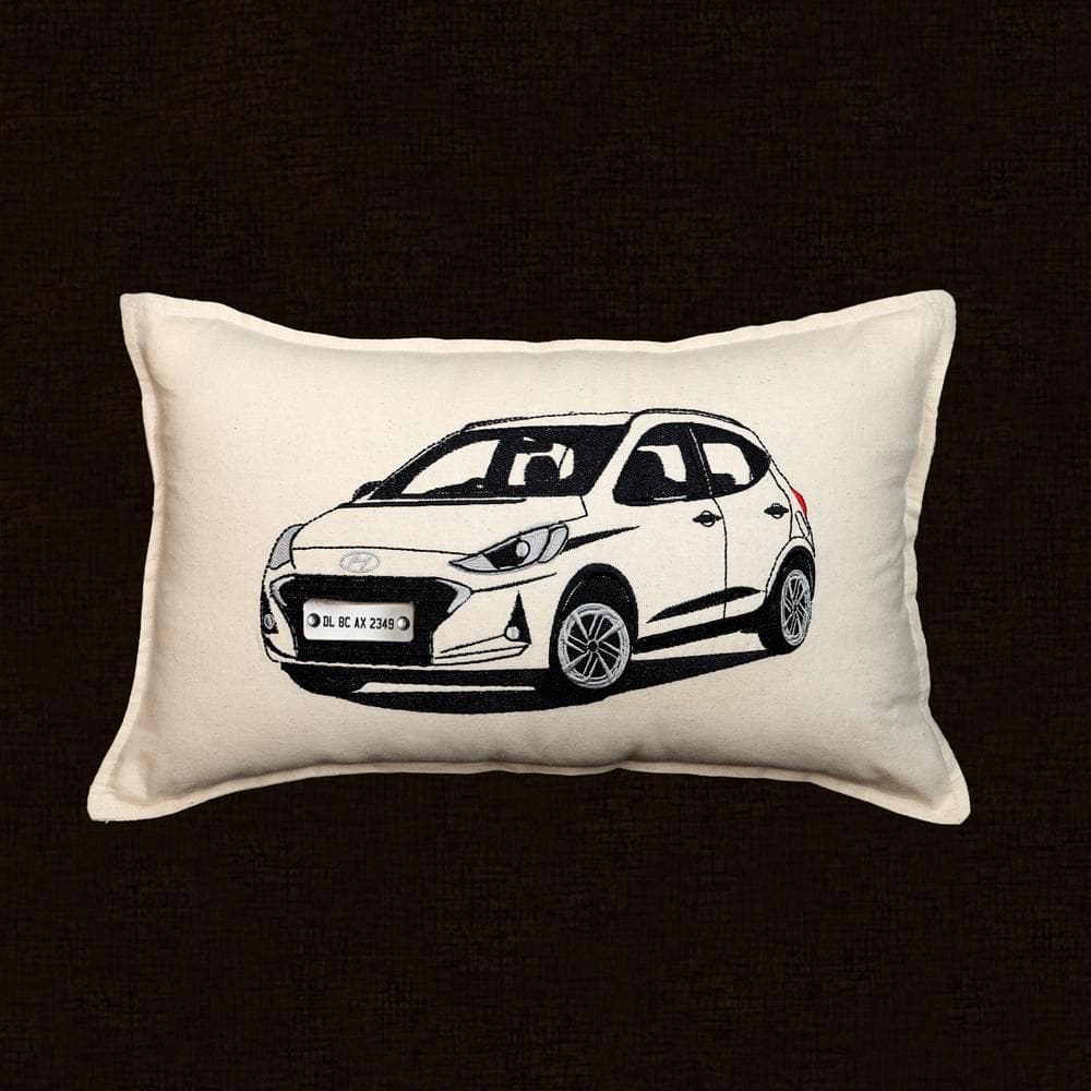 Personalised Number Plate Car Cushion Cover - Image 20
