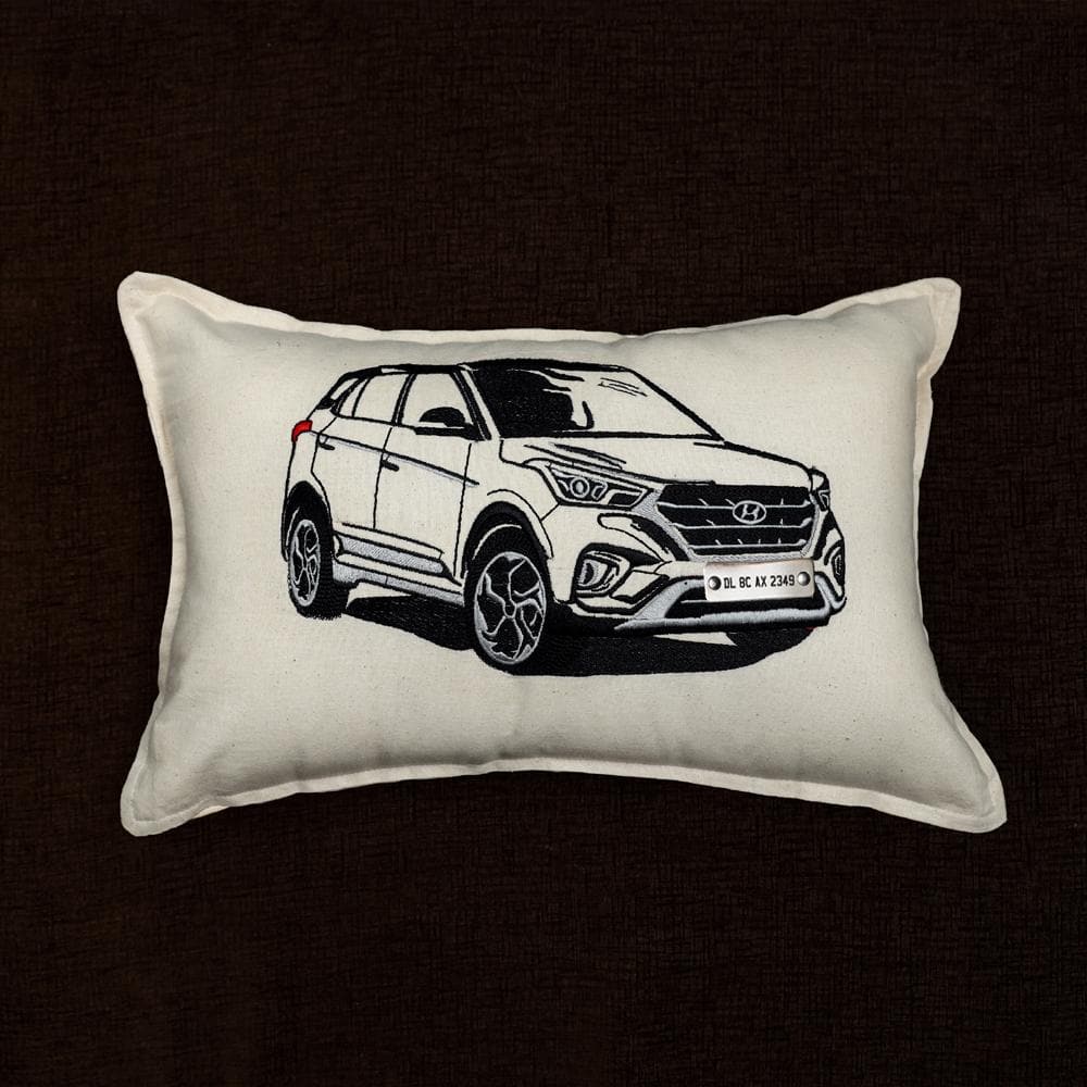 Personalised Number Plate Car Cushion Cover - Image 22