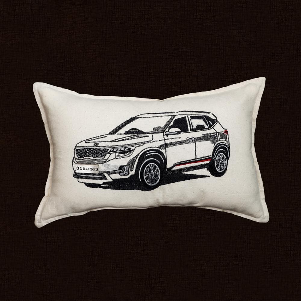 Personalised Number Plate Car Cushion Cover - Image 8