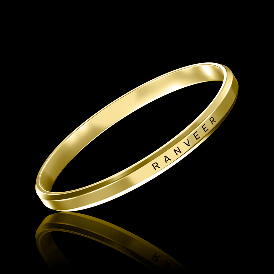 Personalised Classic Gold Kada - Image 4