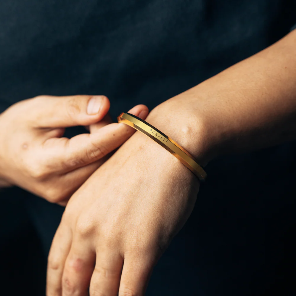 Personalised Classic Gold Kada - Image 6