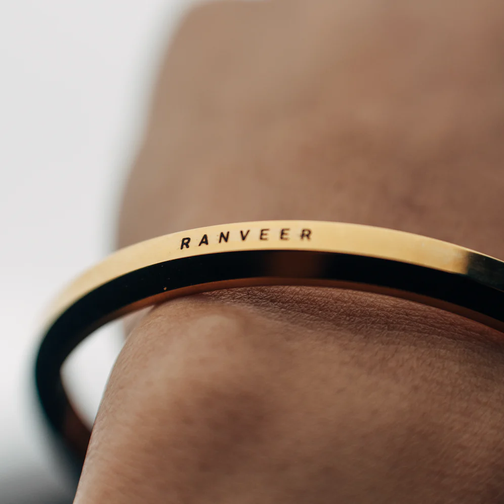 Personalised Classic Gold Kada - Image 7