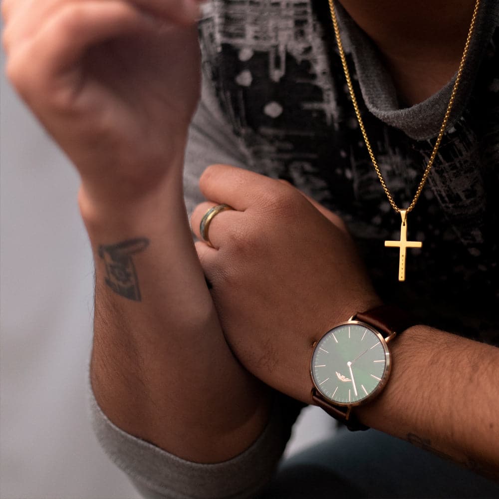 Personalised Cross Locket for Men - Image 5