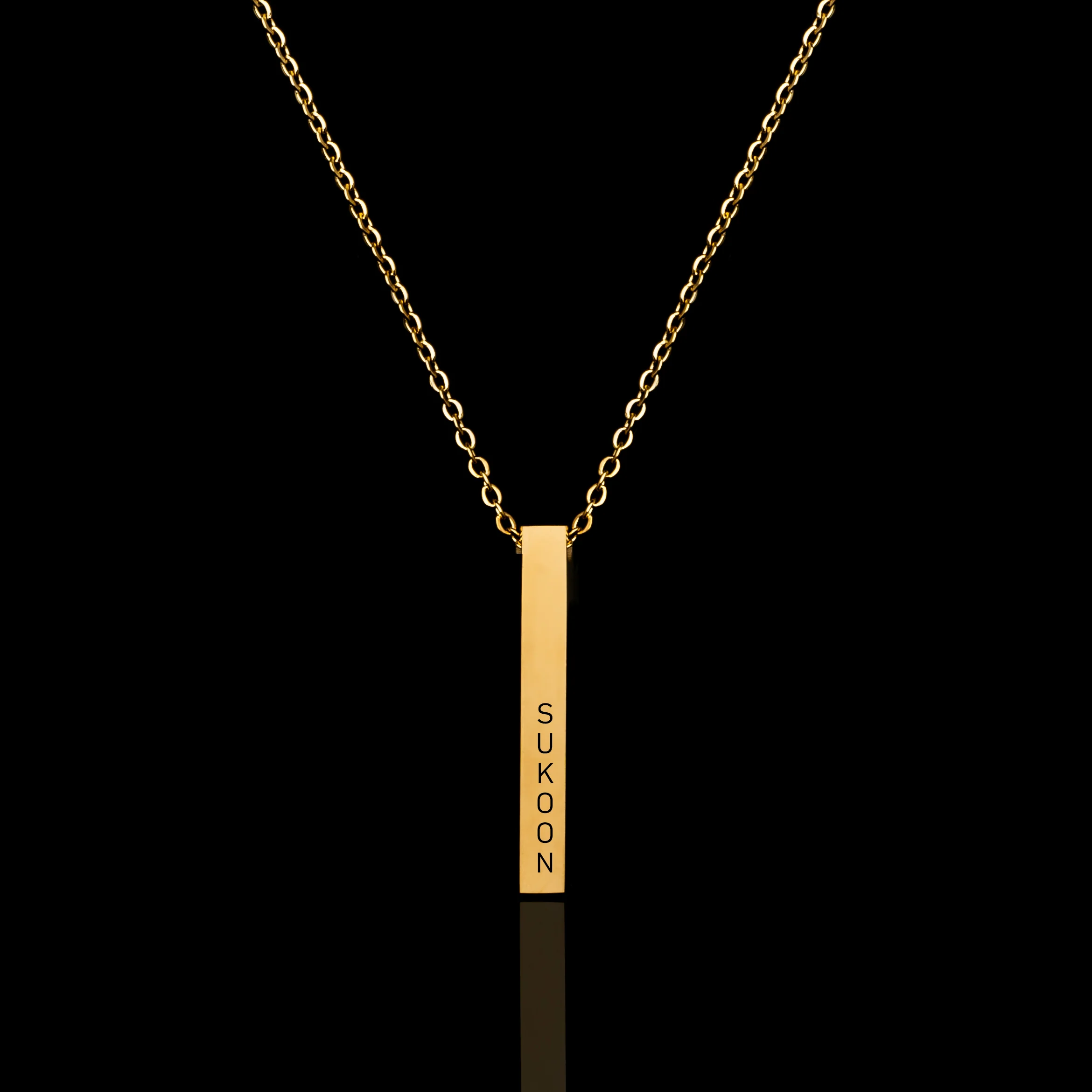 Personalised Cuboid Pendant - Pre Engraved - Image 11