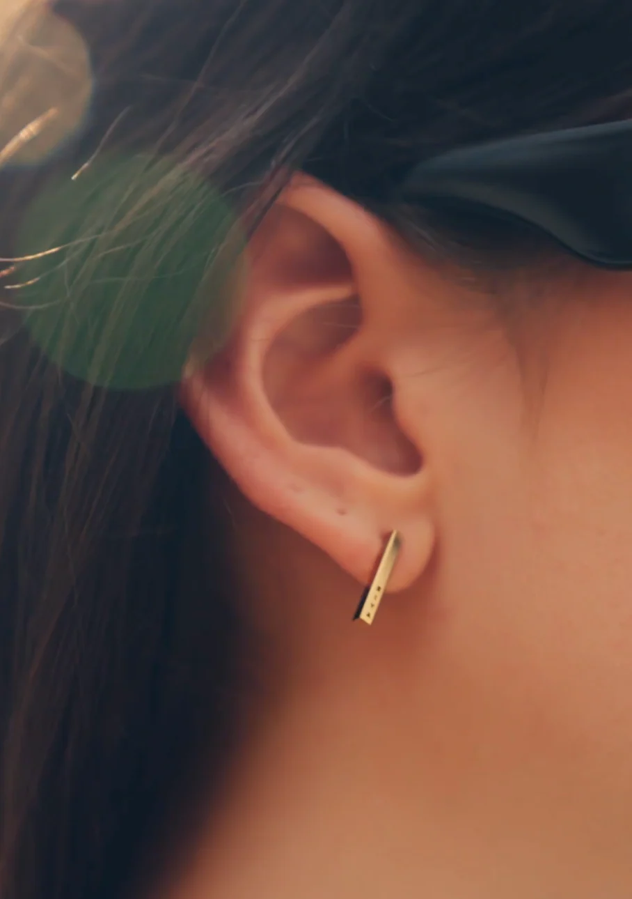 Personalised Cuboid Earrings - Image 4