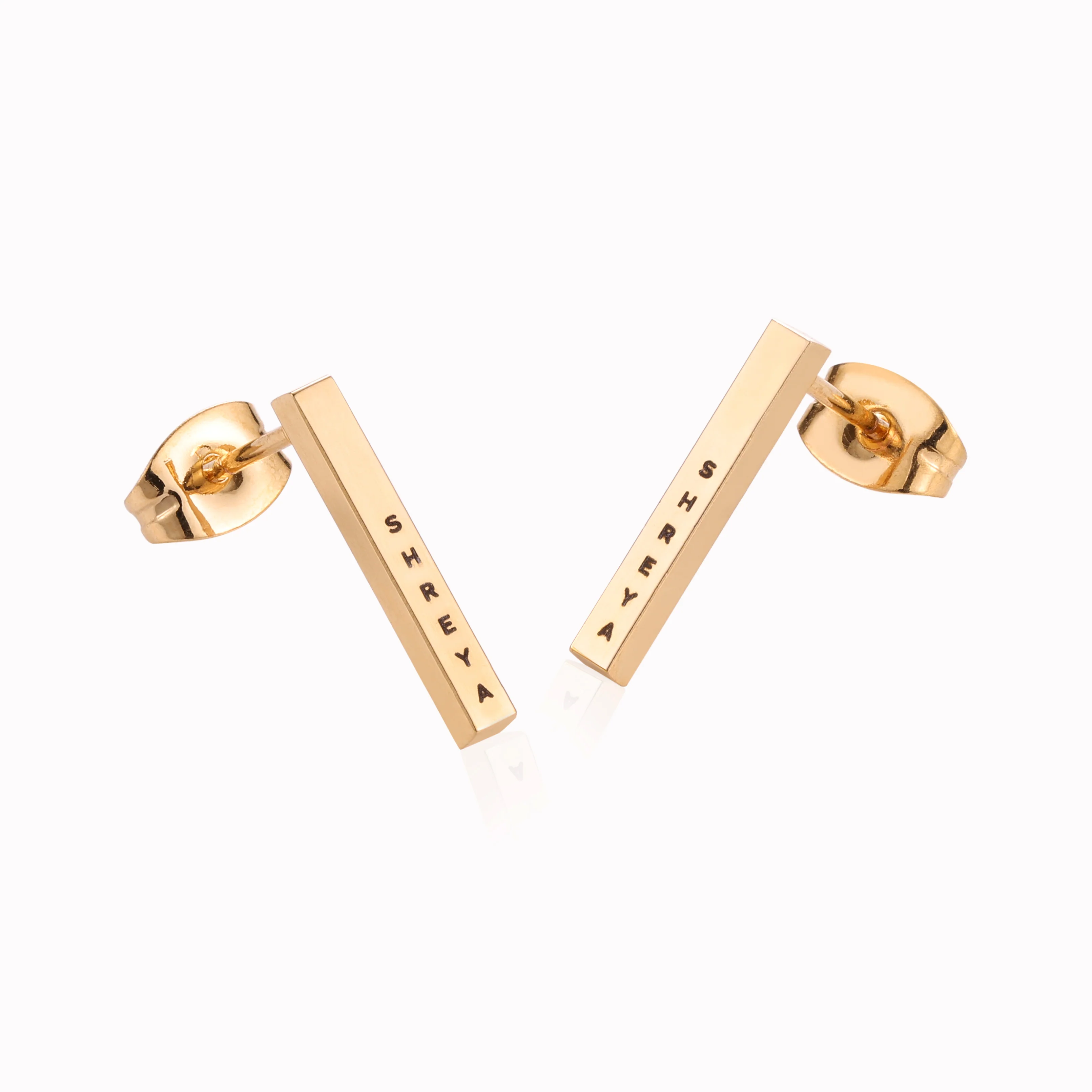 Personalised Cuboid Earrings - Image 6