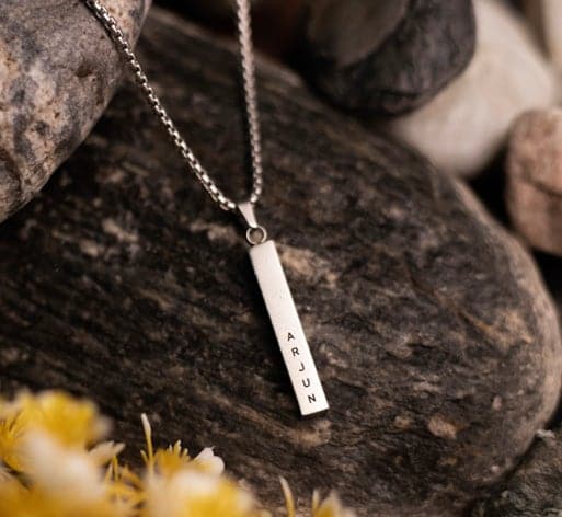 Personalised Cuboid Locket for Men - Image 5