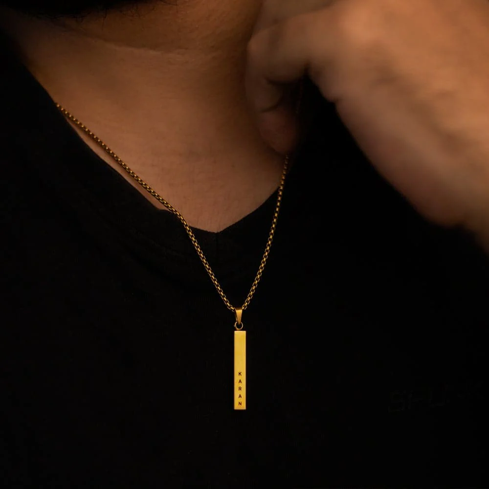 Personalised Cuboid Locket for Men - Image 7