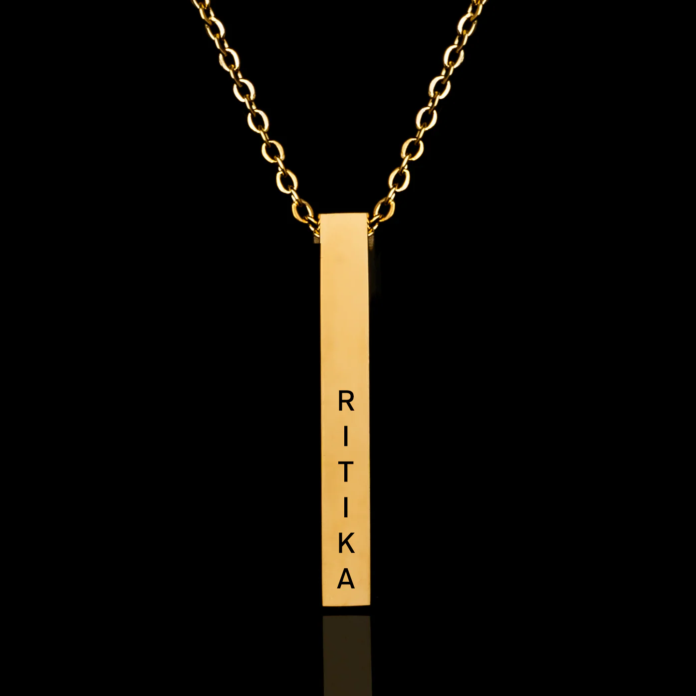 Personalised Cuboid Pendant