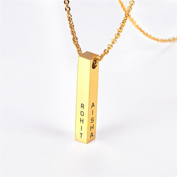 Personalised Cuboid Pendant - Image 5