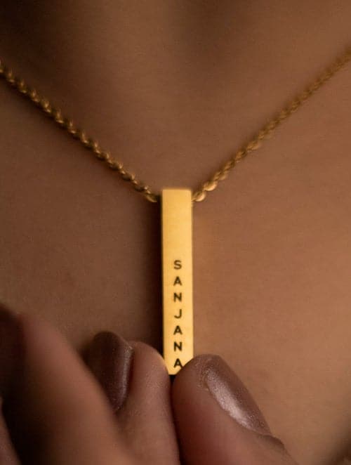Personalised Cuboid Pendant - Image 7