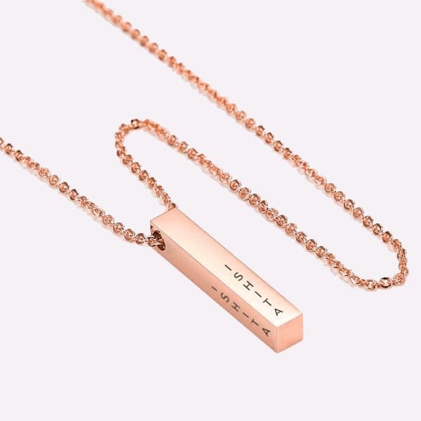 Personalised Cuboid Pendant - Image 9