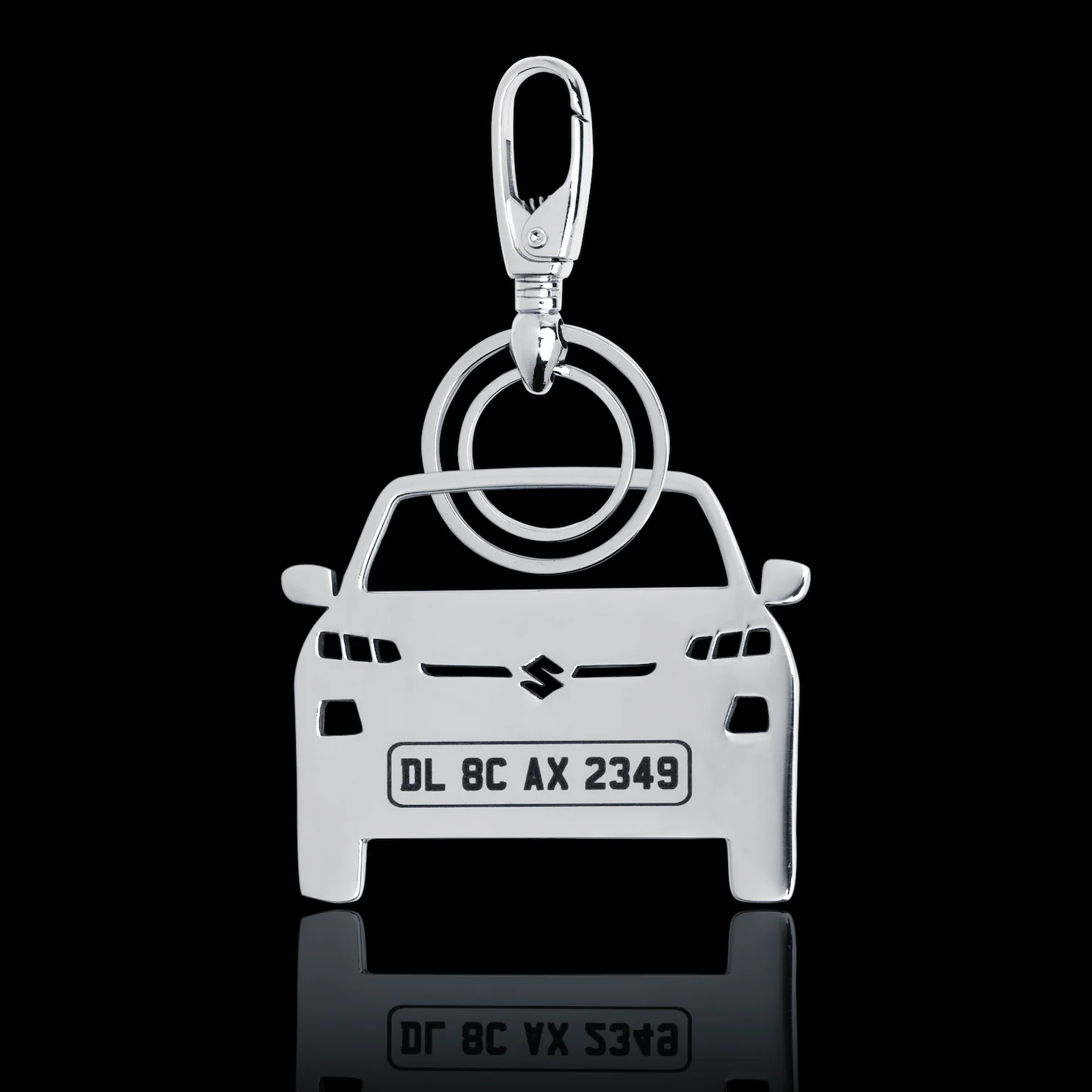 Personalised Number Plate Car Keychain - Image 12