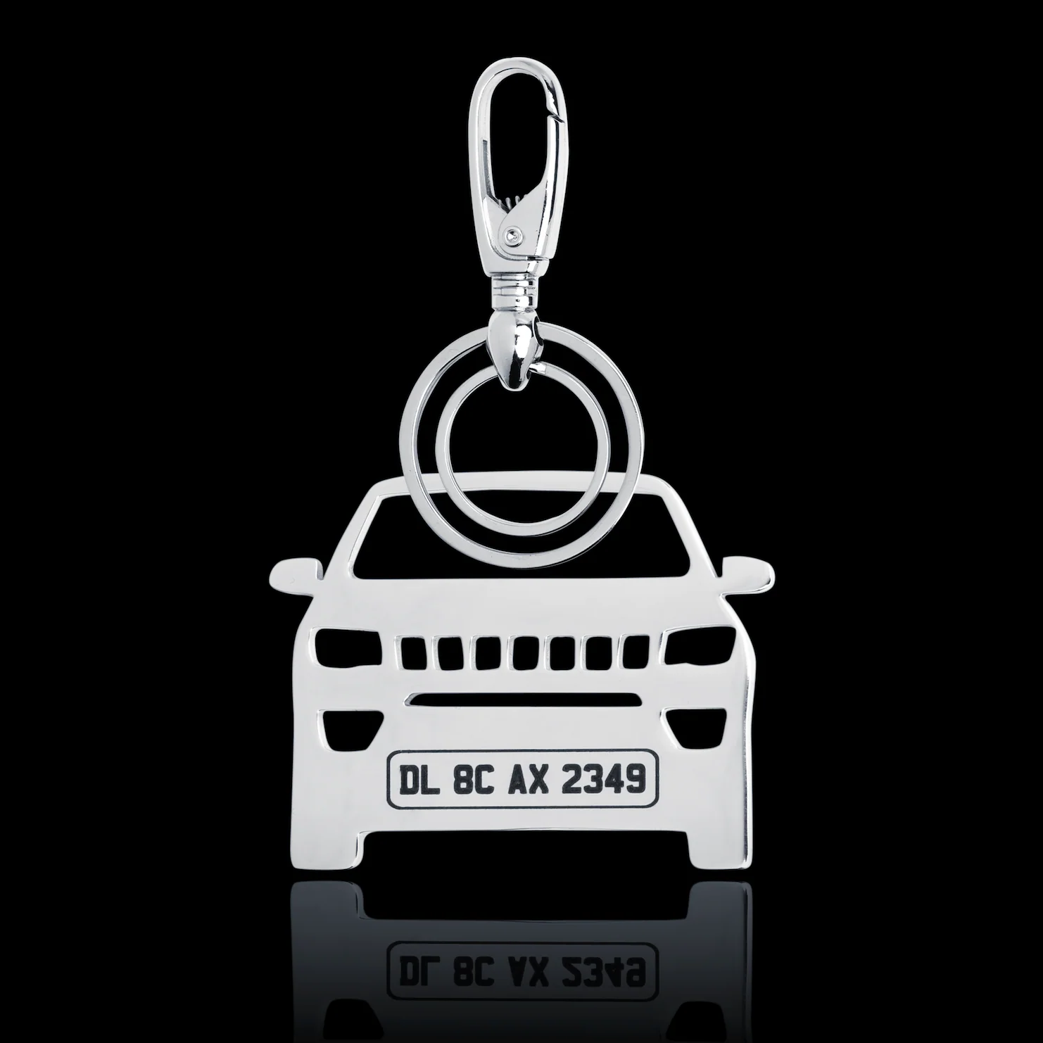 Personalised Number Plate Car Keychain - Image 16