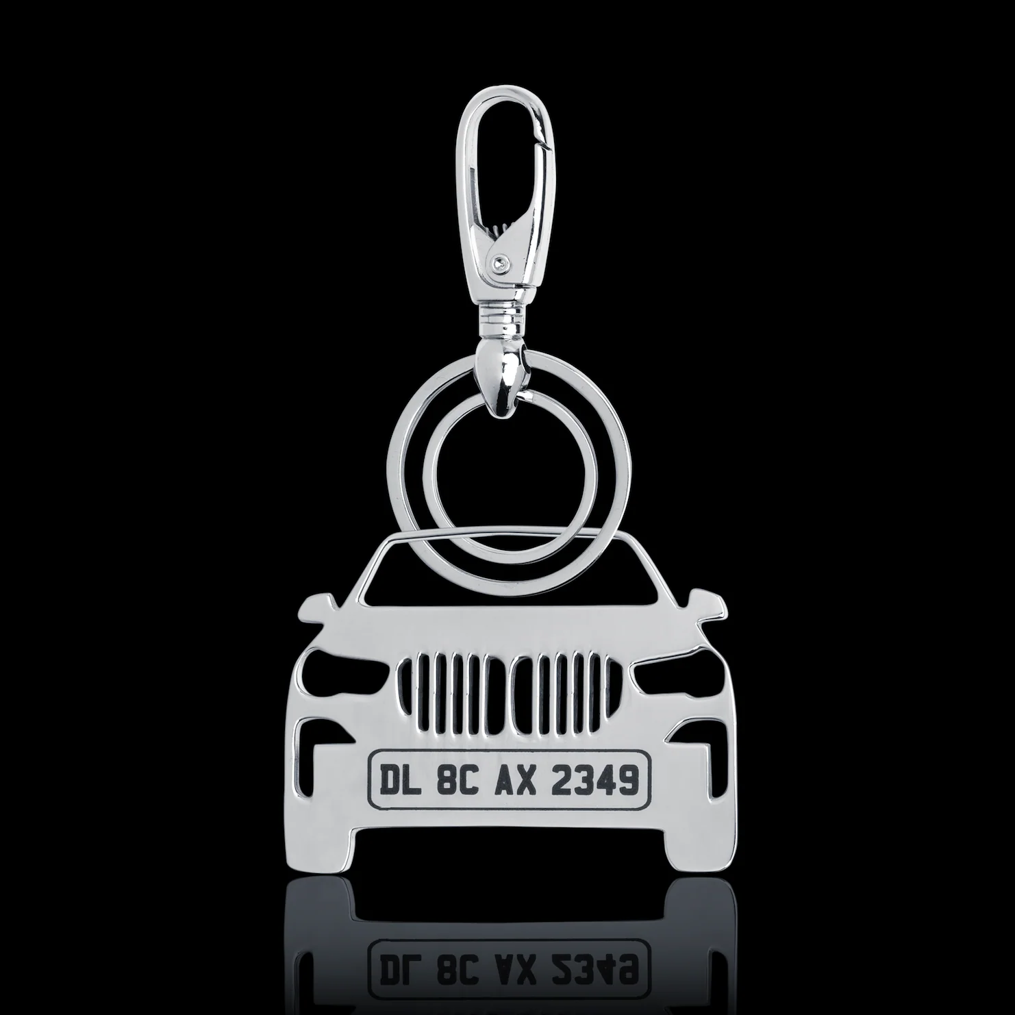 Personalised Number Plate Car Keychain - Image 21