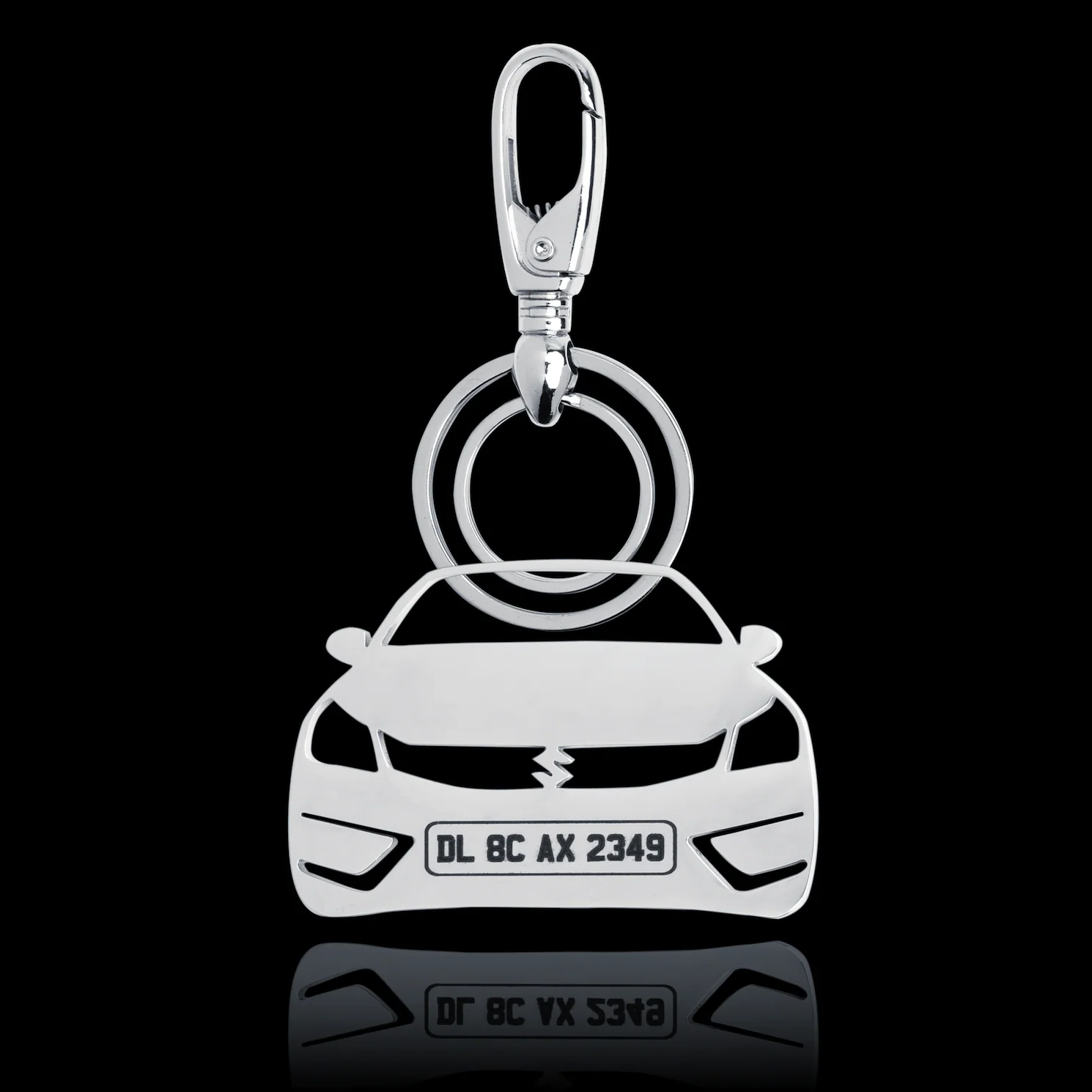 Personalised Number Plate Car Keychain - Image 22