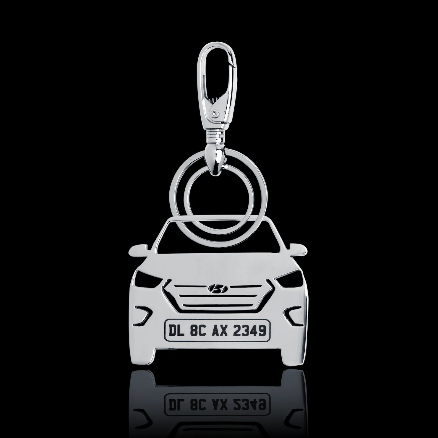 Personalised Number Plate Car Keychain - Image 24