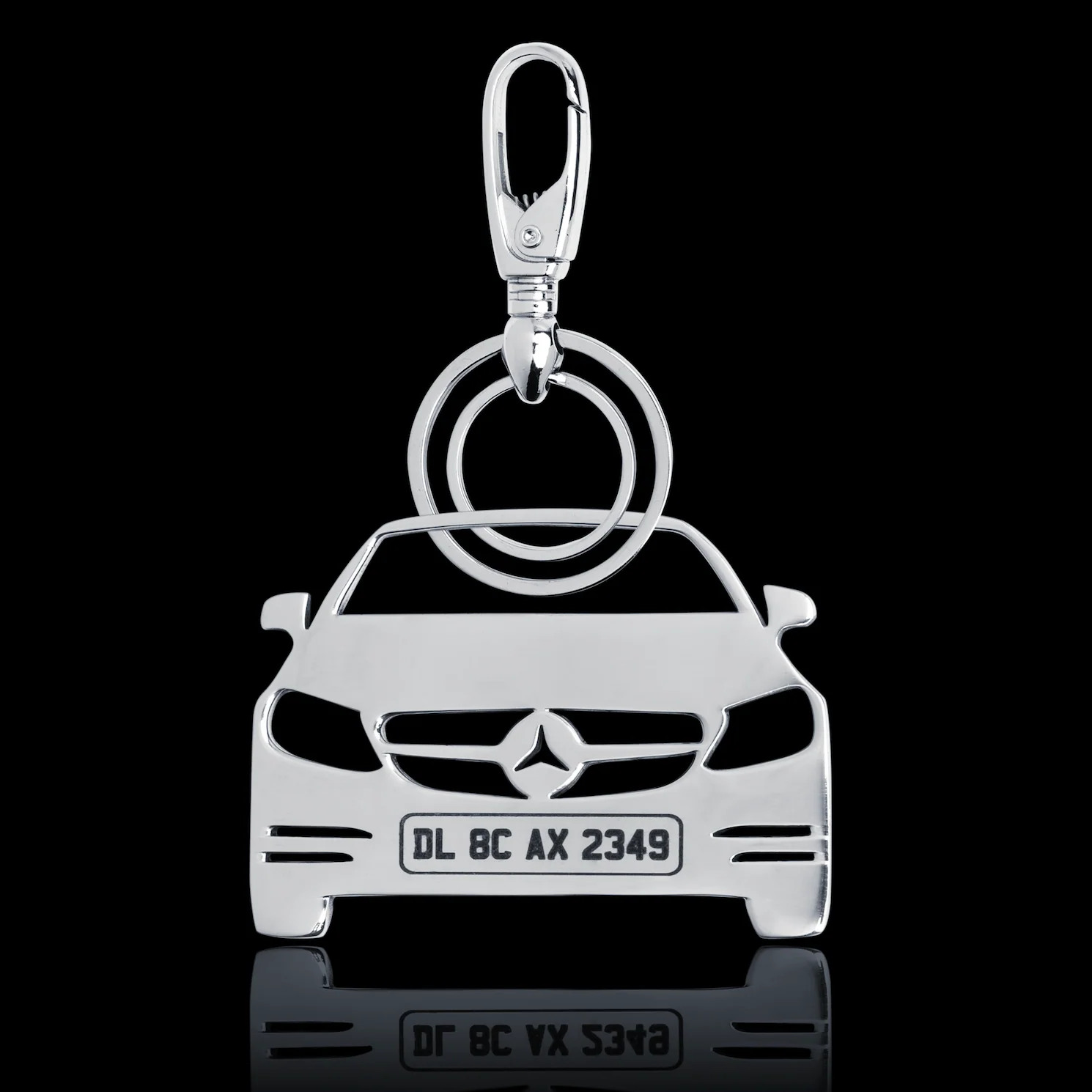 Personalised Number Plate Car Keychain - Image 32