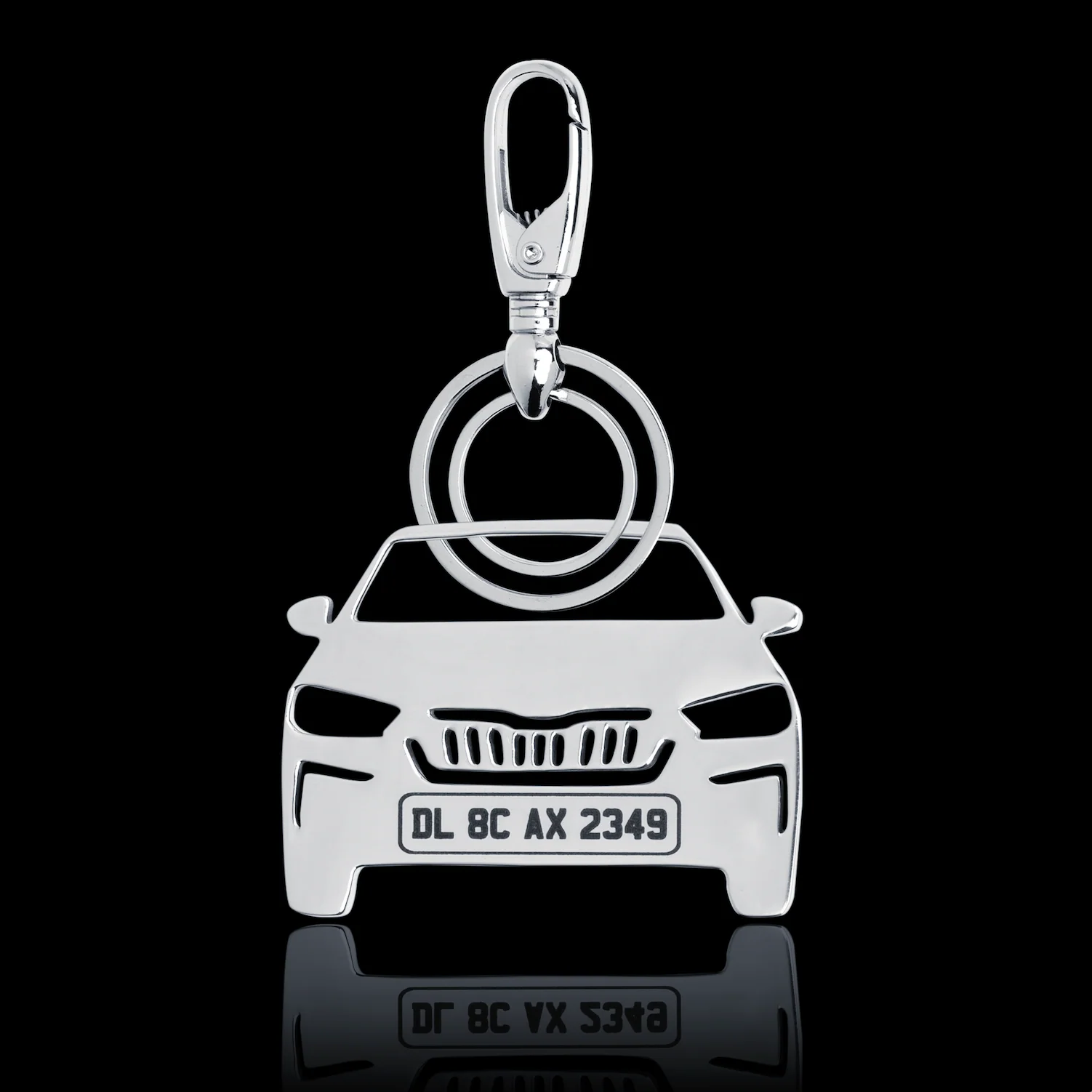 Personalised Number Plate Car Keychain - Image 35