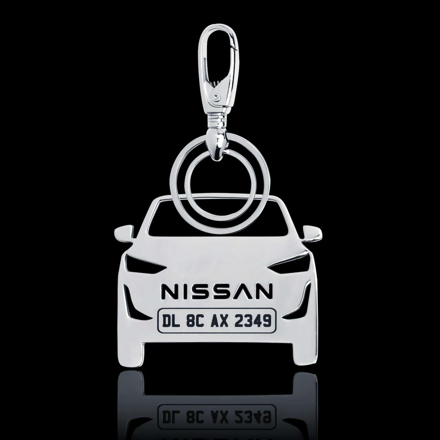 Personalised Number Plate Car Keychain - Image 40