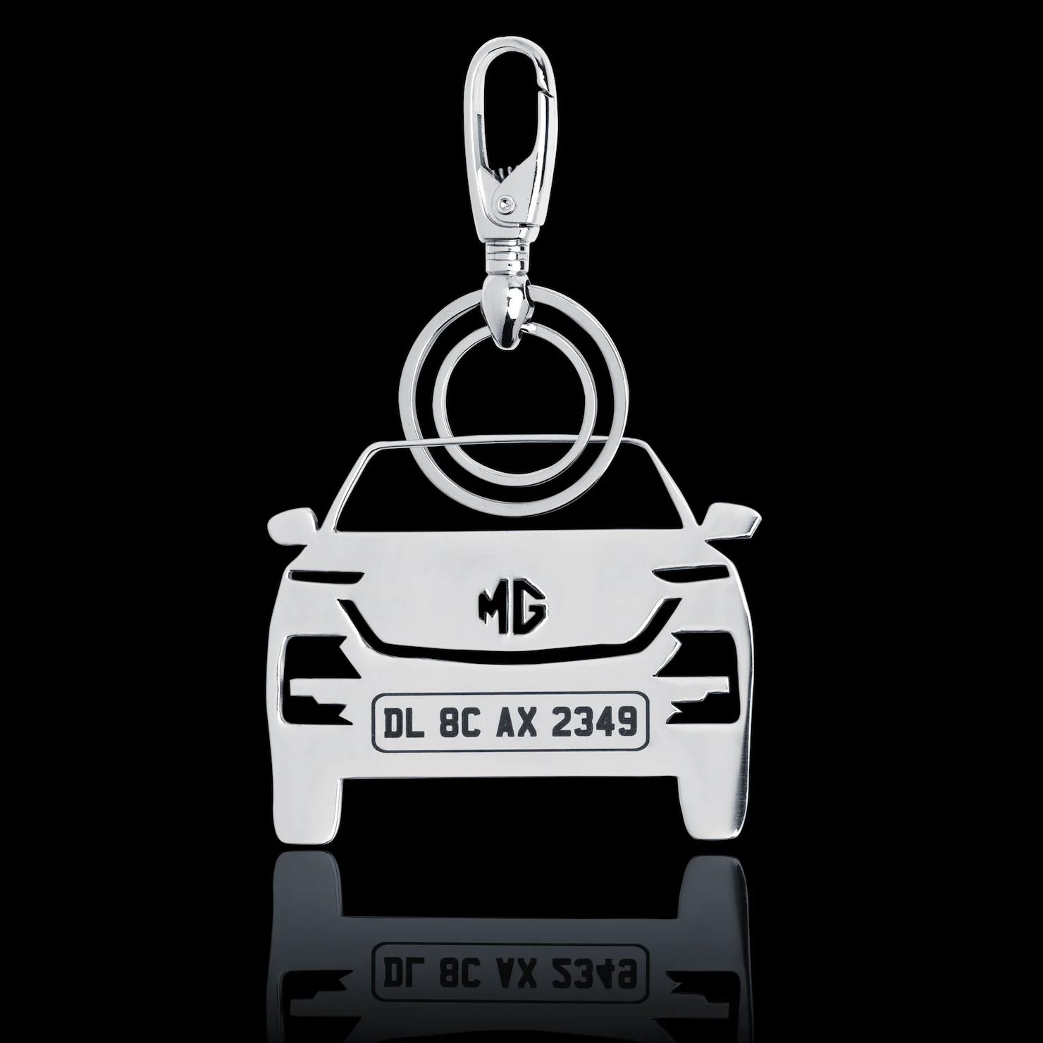 Personalised Number Plate Car Keychain - Image 41