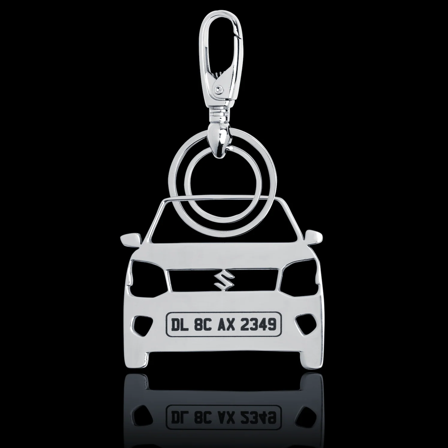 Personalised Number Plate Car Keychain - Image 43