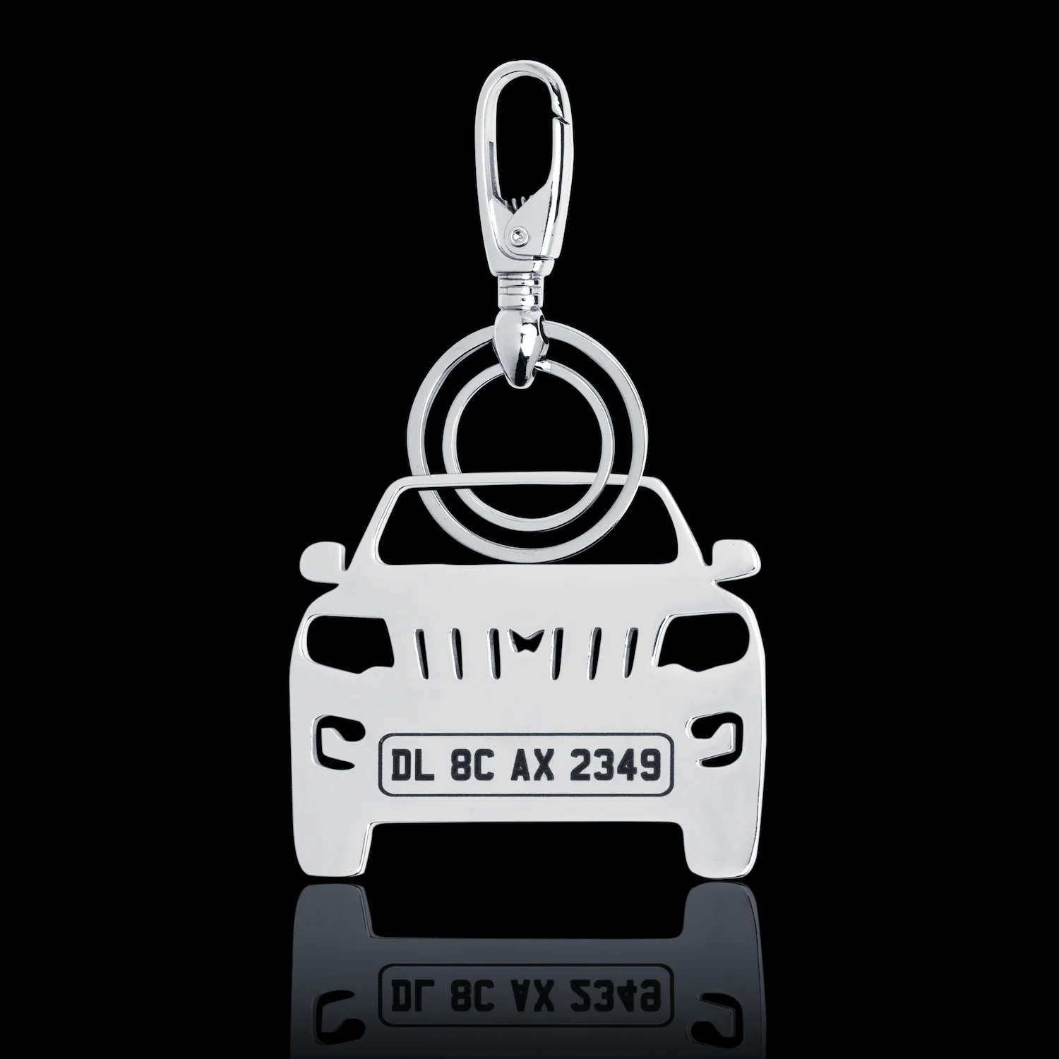 Personalised Number Plate Car Keychain - Image 44