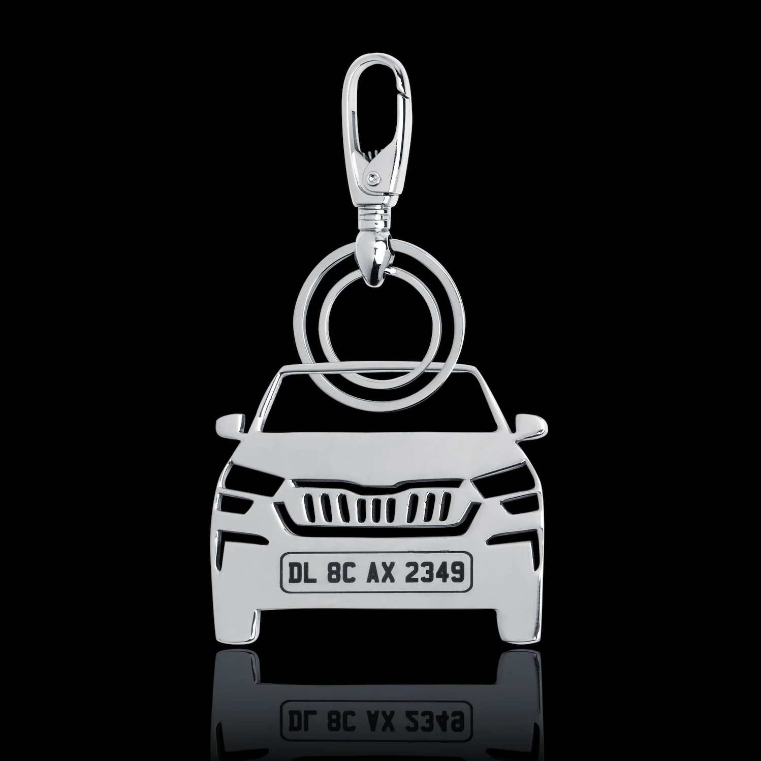 Personalised Number Plate Car Keychain - Image 48