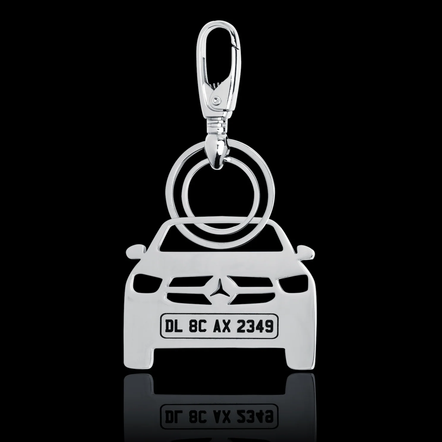 Personalised Number Plate Car Keychain - Image 49