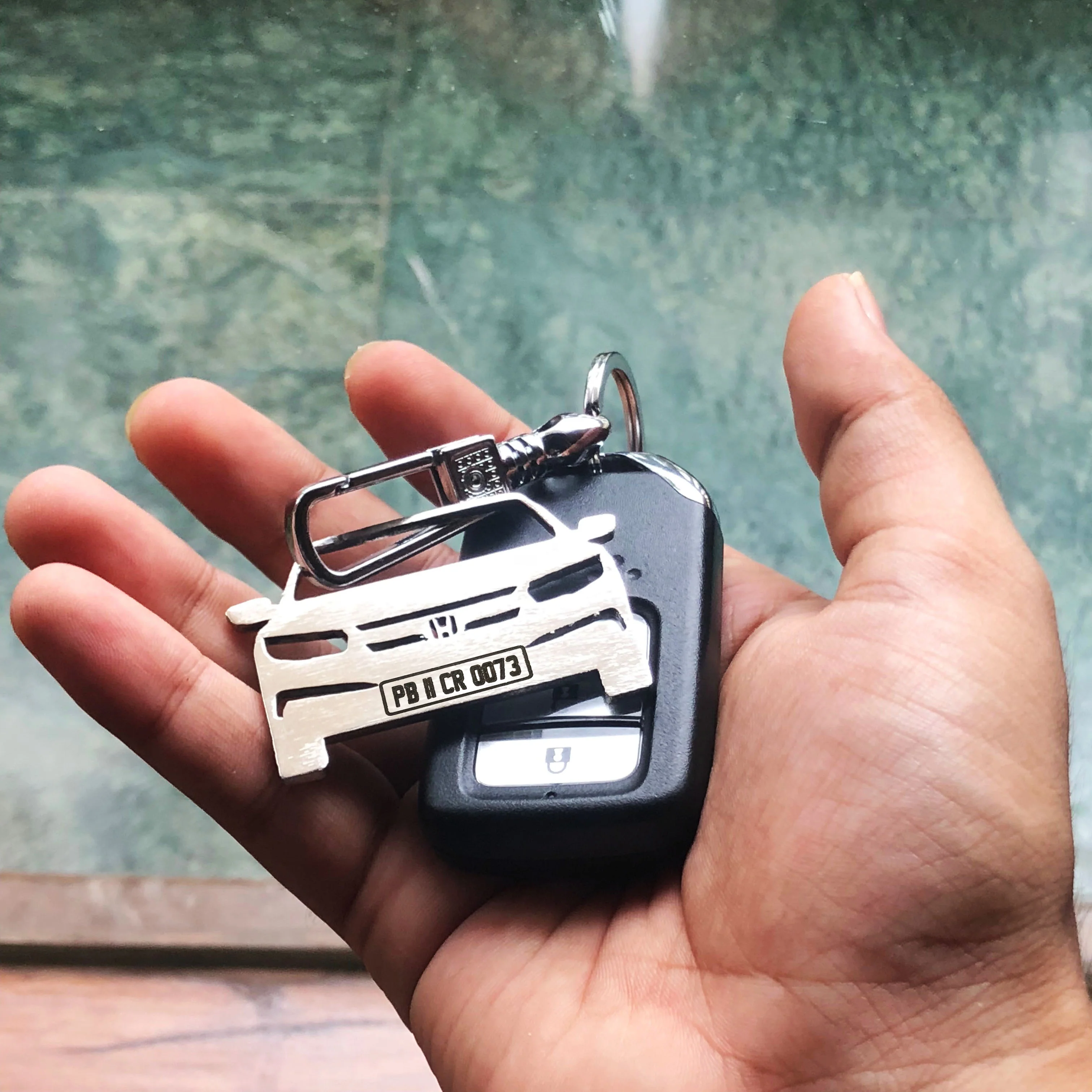 Personalised Number Plate Car Keychain - Image 5