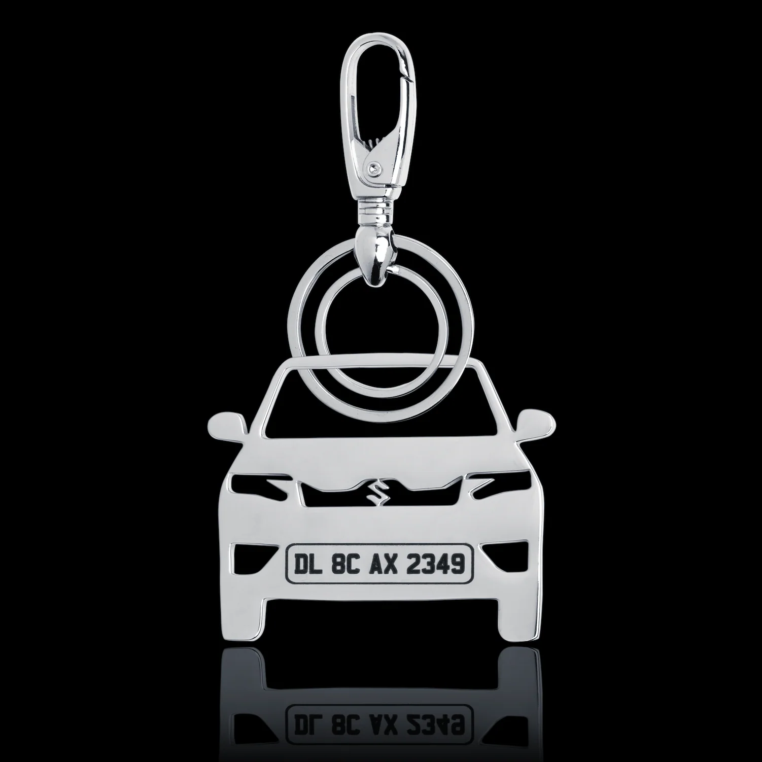 Personalised Number Plate Car Keychain - Image 50